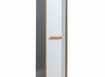 Tall cabinet 1 door multi-purpose wardrobe drawers living room shelf